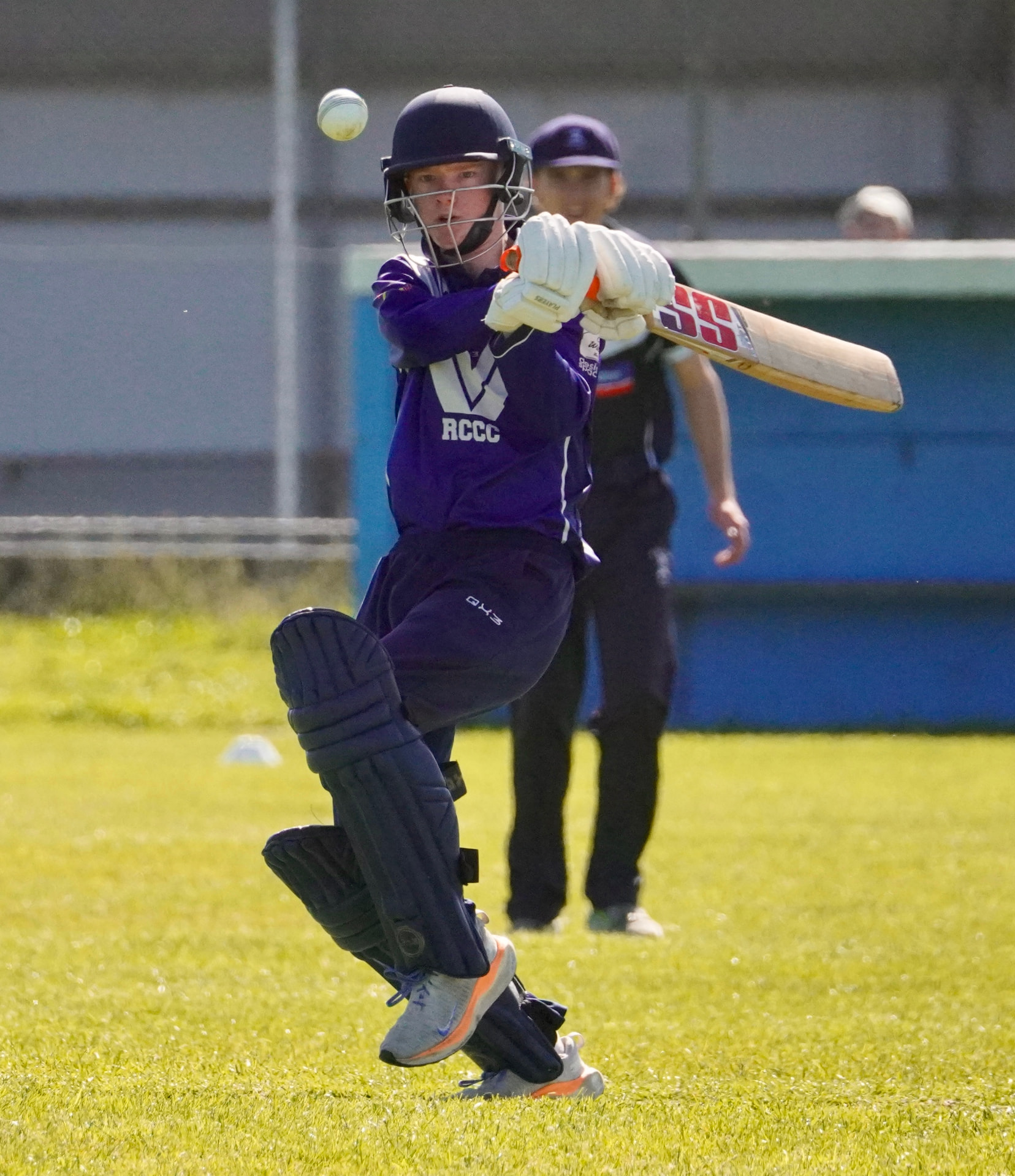 WMDCA batter pulling a short ball on a bright match day